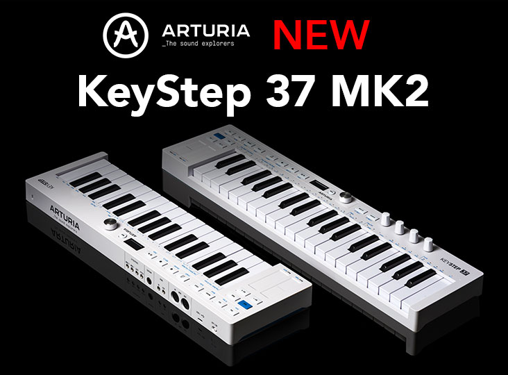 Arturiaがアップデートしたコントローラー/シーケンサー「KeyStep 37