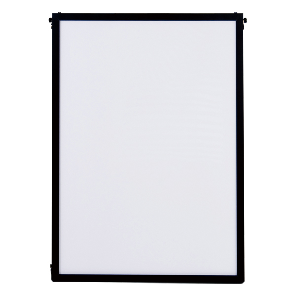 ベストパネル A4 ブラック 12mm幅アルミフレーム コーナーL字金具特許