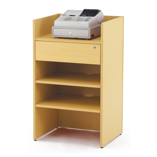 廃番】レジカウンターⅡ ナチュラルB - 店舗用品のミセダス