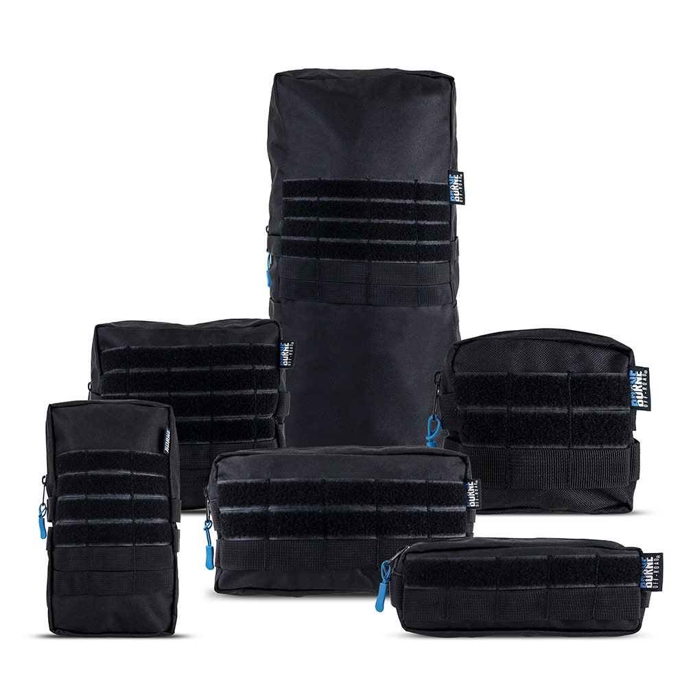 Borne Off-Road Molle Pouch Set, 6-Pack | Mishimoto
