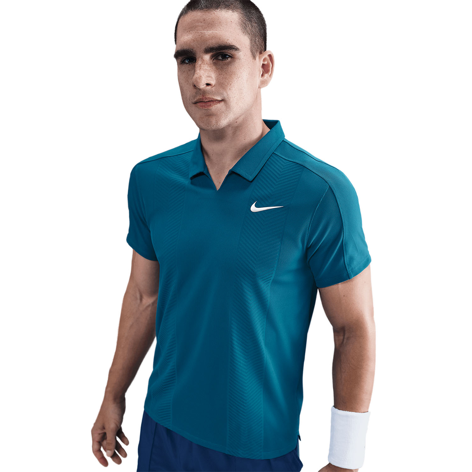 Nike Court Dri-FIT ADV Slam Polo da Tennis Uomo - Green Abyss