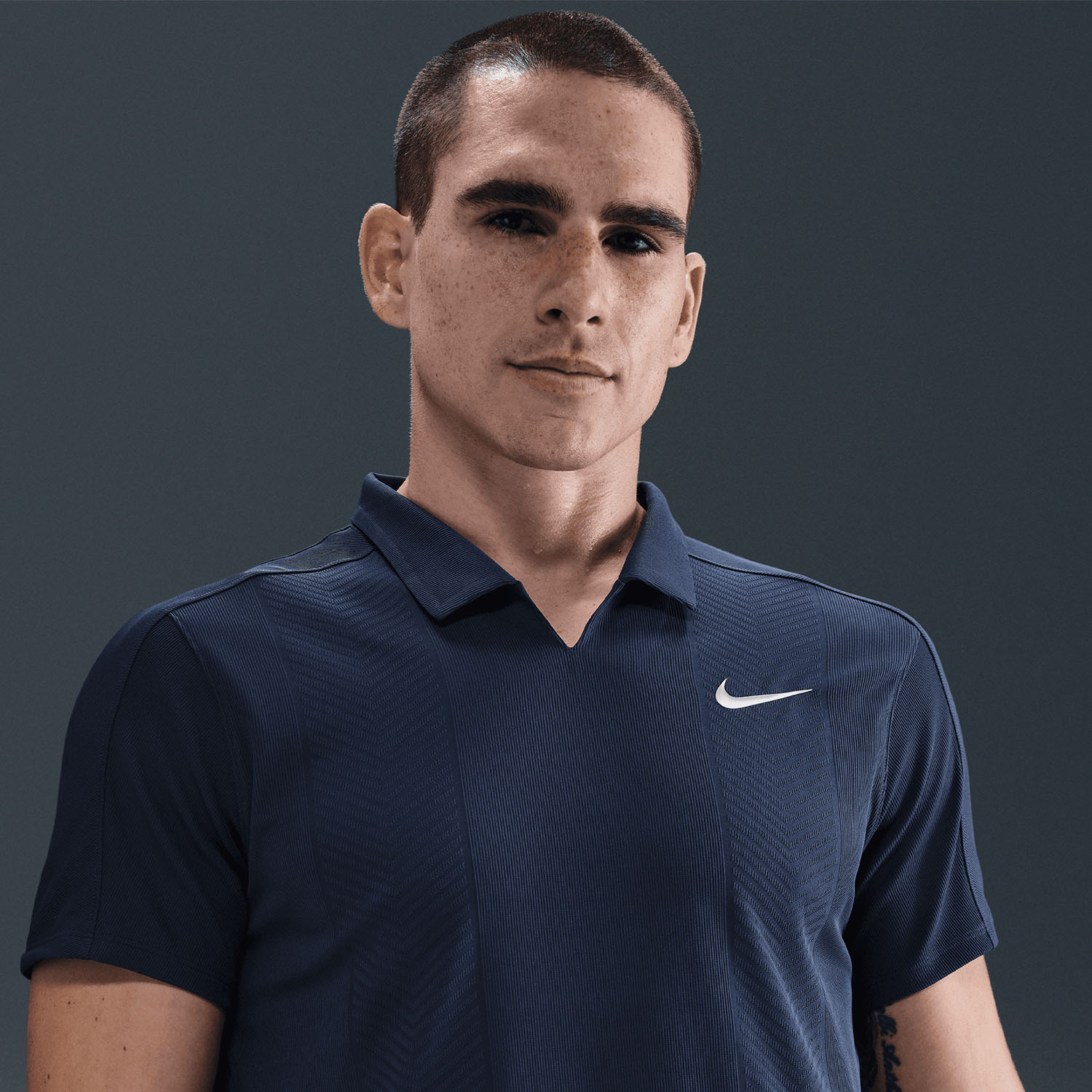 Nike Court Dri-FIT ADV Slam Polo da Tennis Uomo - Midnight Navy