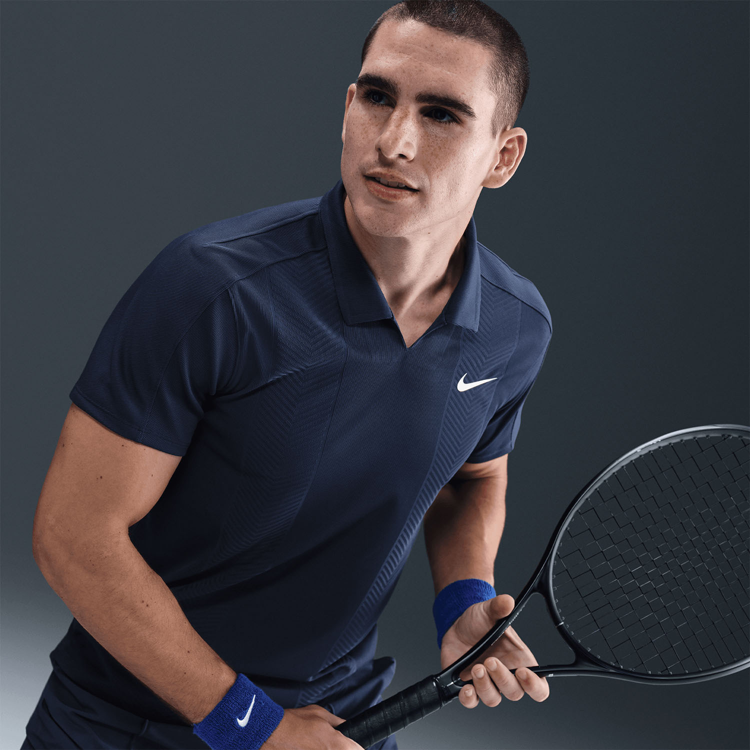 Nike Court Dri-FIT ADV Slam Men's Tennis Polo - Midnight Navy