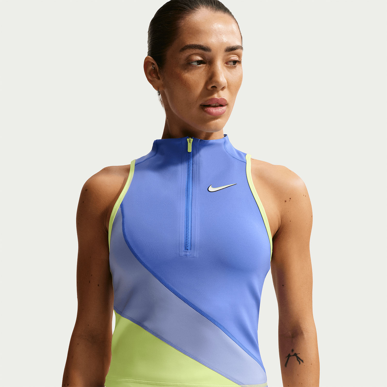 Nike Court Slam Womens' Tennis Tank - Sapphire/Light Thistle