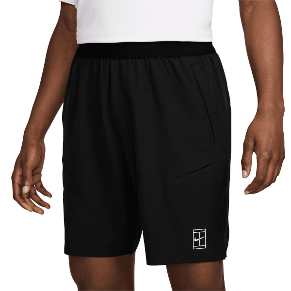 Nike Court Advantage 6in Mens Tennis Shorts - Black/White