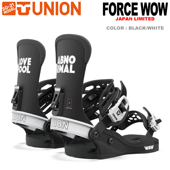20-21 UNION(ﾕﾆｵﾝ)・FORCE WOW [BLACK/WHITE] ≪商品一覧≫