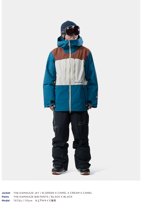 23-24 REW(アールイーダブリュー)・KAMIKAZE BIB PANTS [GORE-TEX