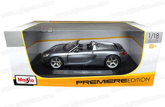 MAISTO 1:18 PREMIERE EDITION PORSCHE CARRERA GT - M & J Toys Inc