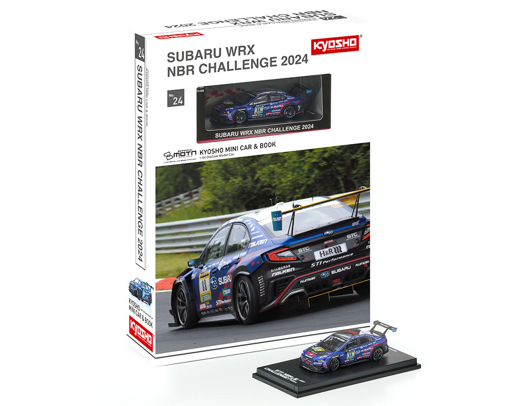 Preorder) Kyosho 1:64 Minicar Book Edition Subaru WRX NBR2024 with