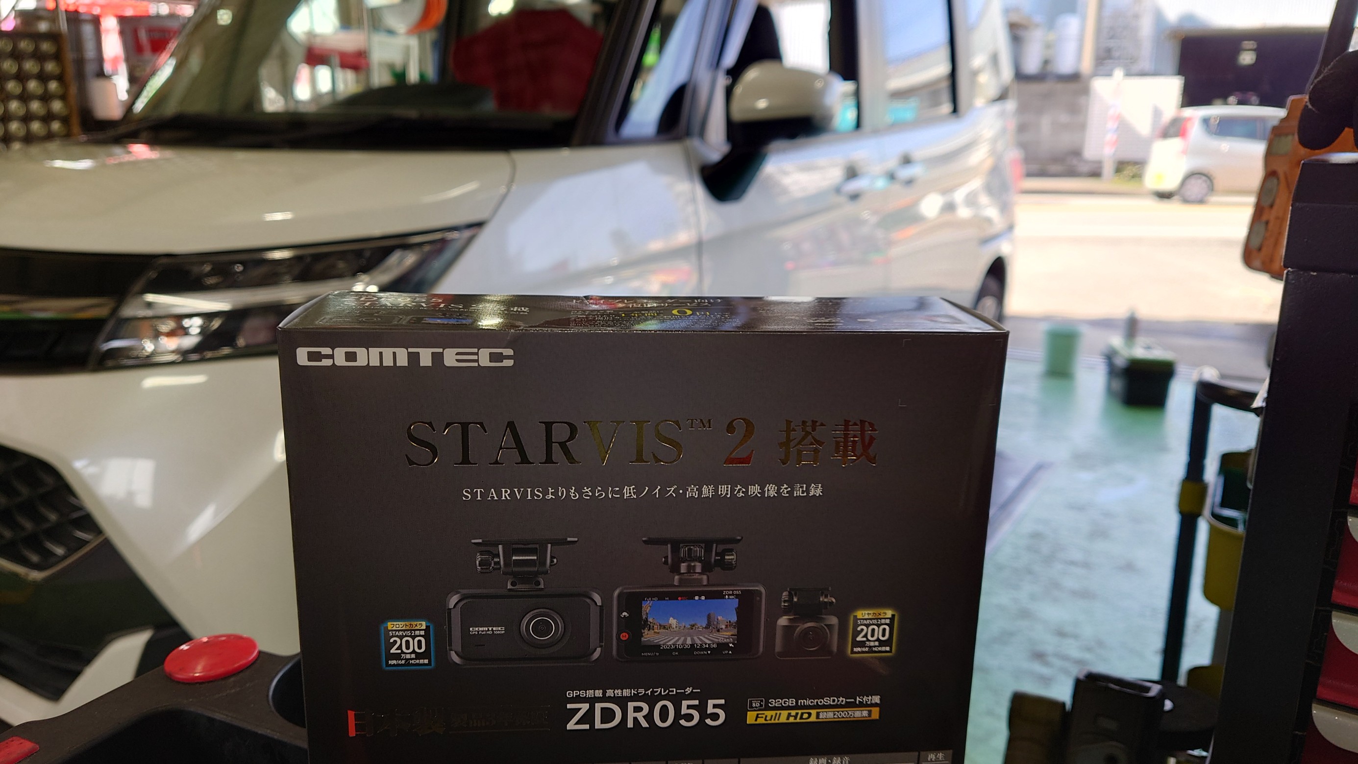 コムテック ドライブレコーダーZDR055を取付しました。 | トヨタ