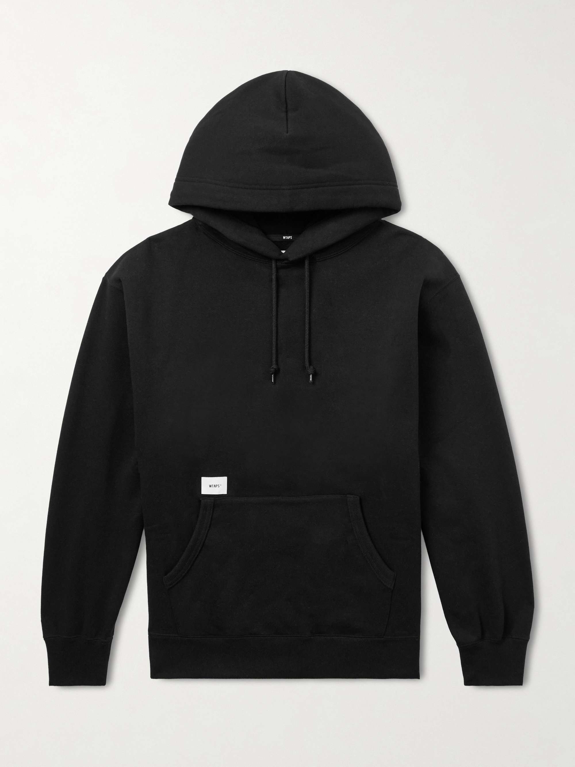 WTAPS® Aon Logo-Appliquéd Cotton-Jersey Hoodie for Men | MR PORTER