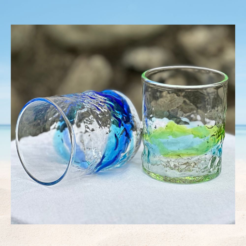 名入れ 琉球グラス】ペアグラス 2個セット 琉球グラスにお名前 記念日