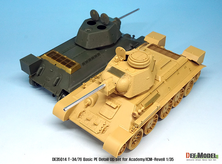 DEF.MODEL[DE35014]1/35 WWII露 T-34/76 基本ディティールセット