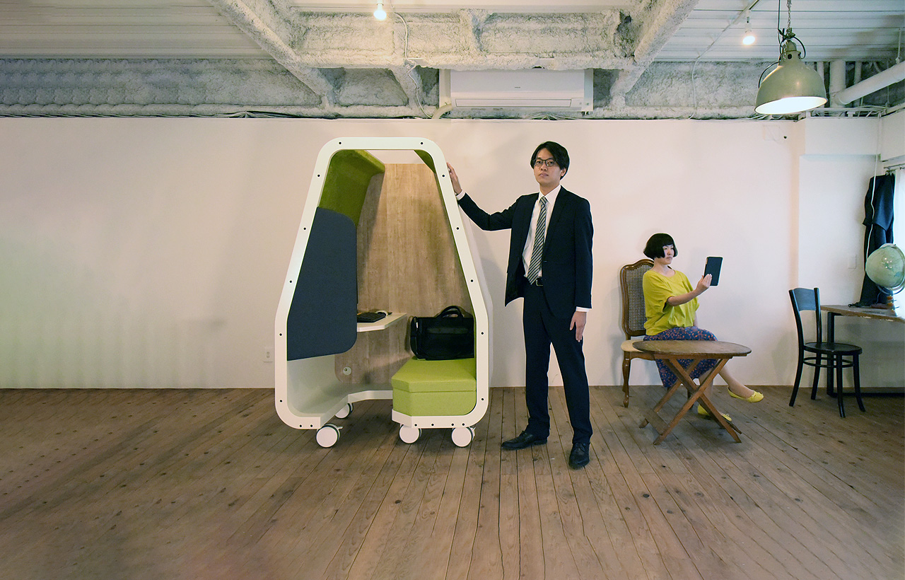 C-Booth フリーアドレス用可動ブース | u&b | ユー・アンド・ビー