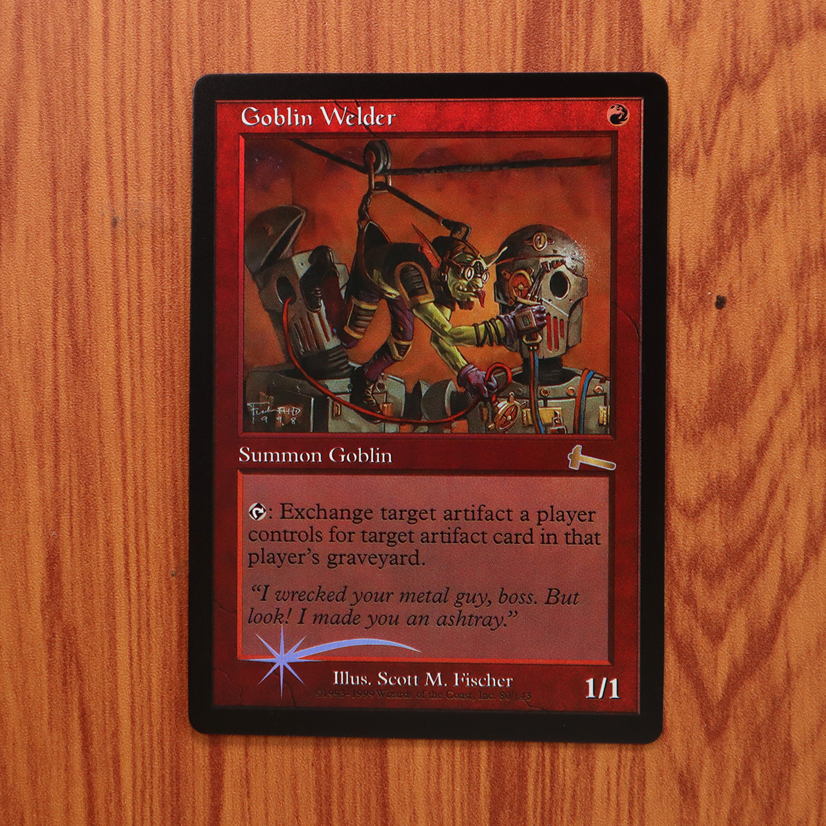 Goblin Welder Urza's Legacy foil magic the gathering proxy mtg