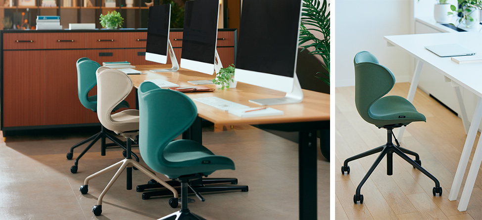 在宅ワークでもオフィスでも使えるキャスタータイプ2機種が登場「Style