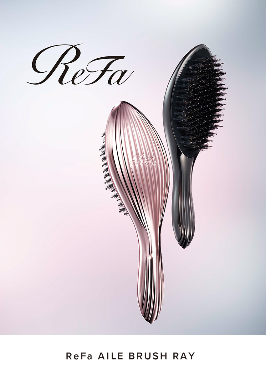 天然毛でみがく「ReFa AILE BRUSH RAY（リファエールブラシレイ