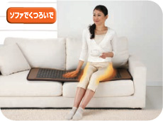 遠赤岩盤マット式部 | 健康商品ラインナップ | 商品情報 | MTG Co., Ltd.