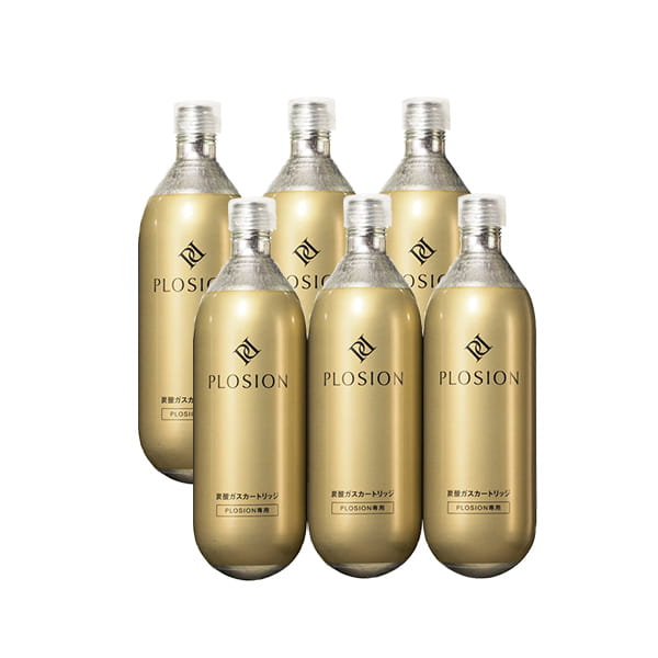 専用炭酸ガスカートリッジ（ゴールド）6本-PLOSION（プロージョン