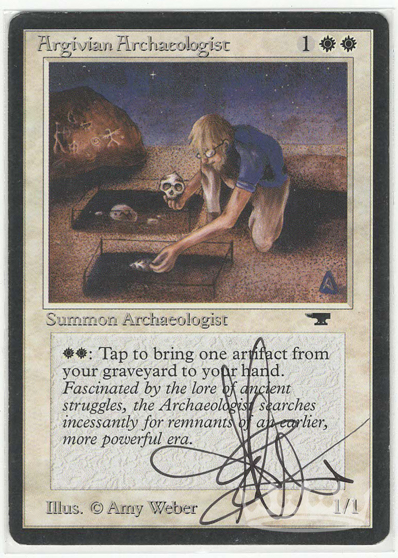 Argivian Archaeologist (Signed by Artist Amy Weber) – MTGKingpin