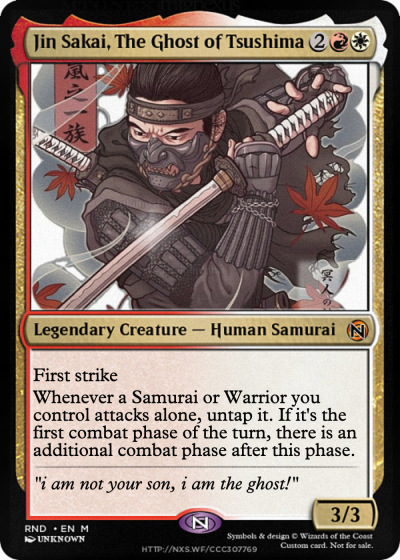 MTGNexus - Jin Sakai, The Ghost of Tsushima