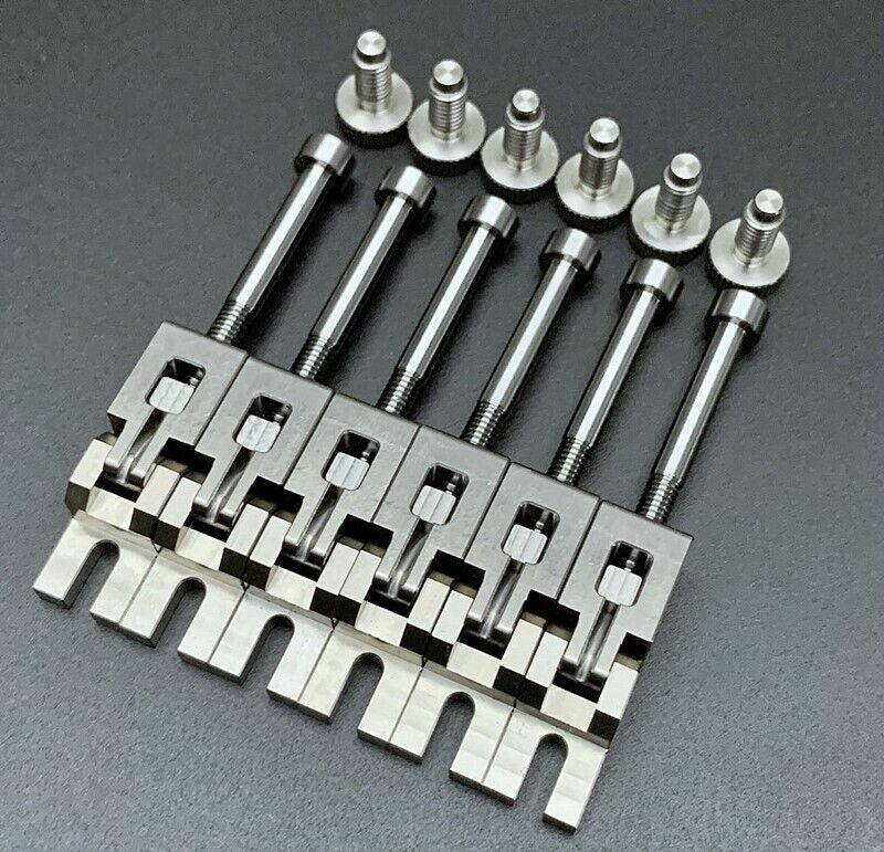 Floyd Rose Titanium Double Locking Systyem Locked Saddles for