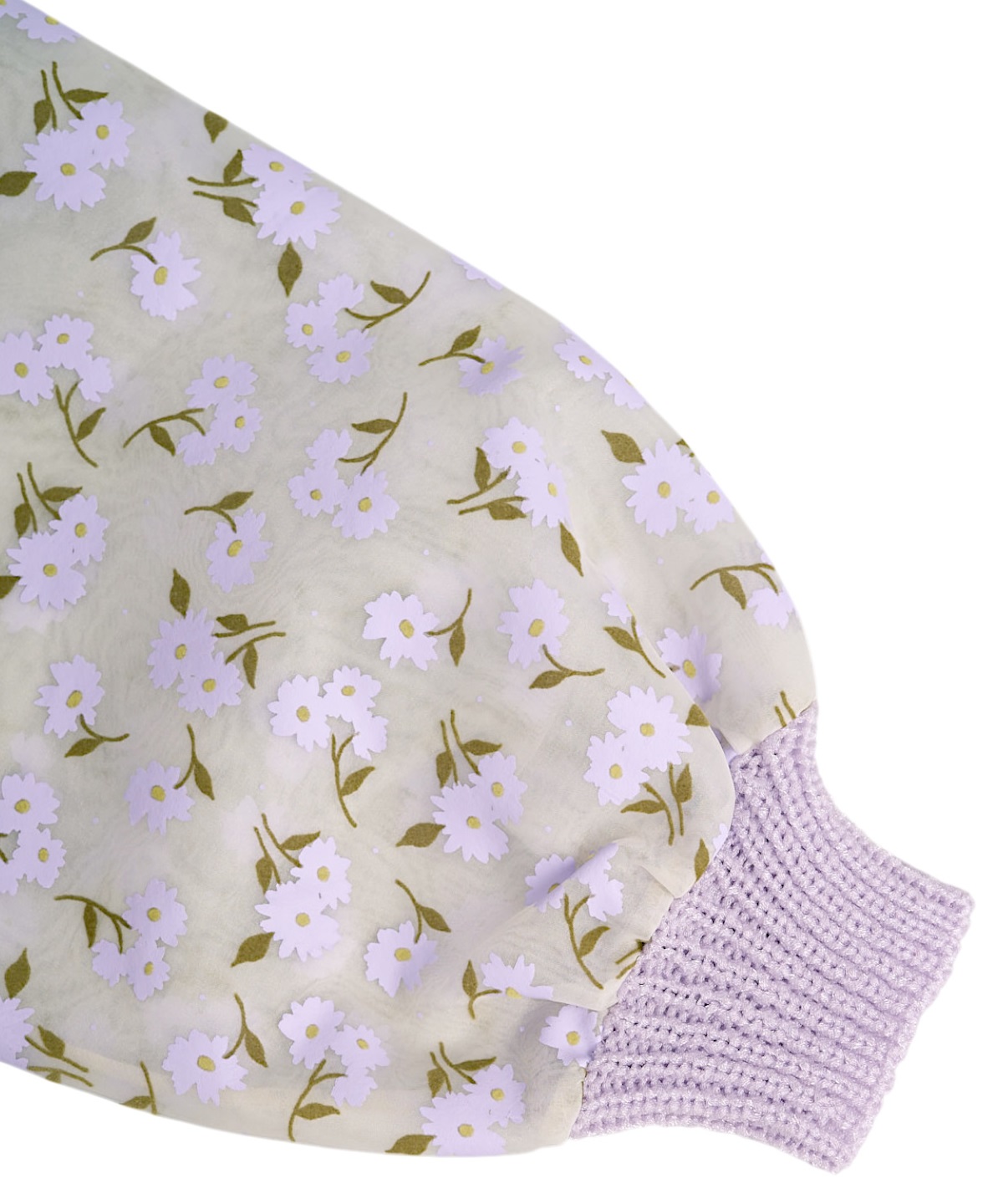 フラワーフロッキープリントジップジャケット | MUVEIL Online Shop