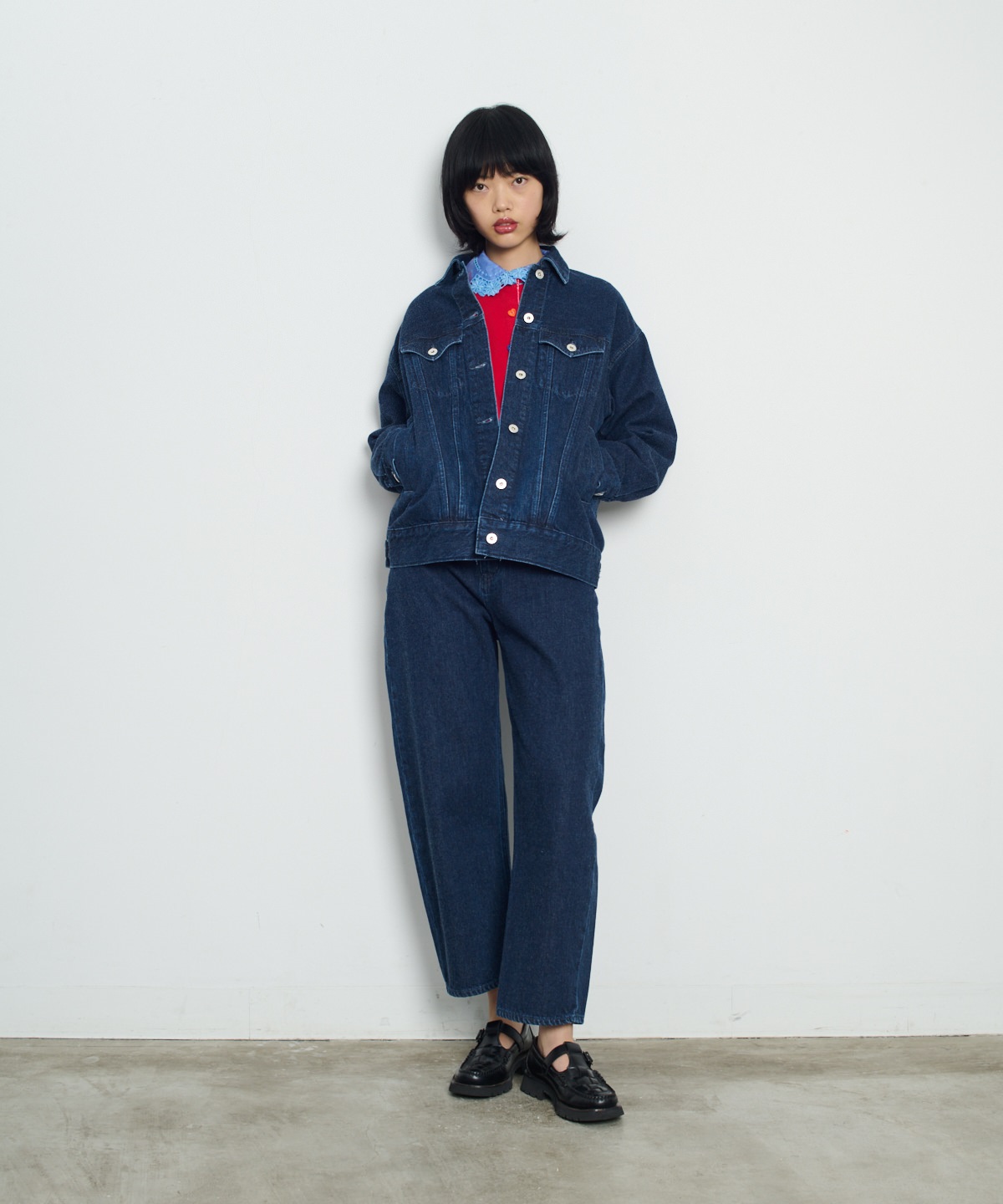 サンリオキャラクターズコラボ ハローキティ デニムパンツ | MUVEIL