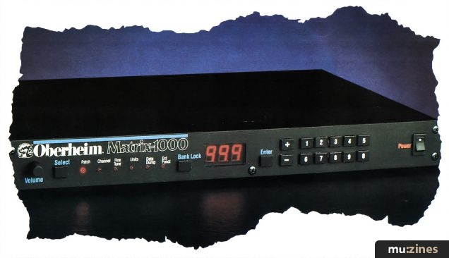 Oberheim Matrix 1000 (SOS Sep 88)