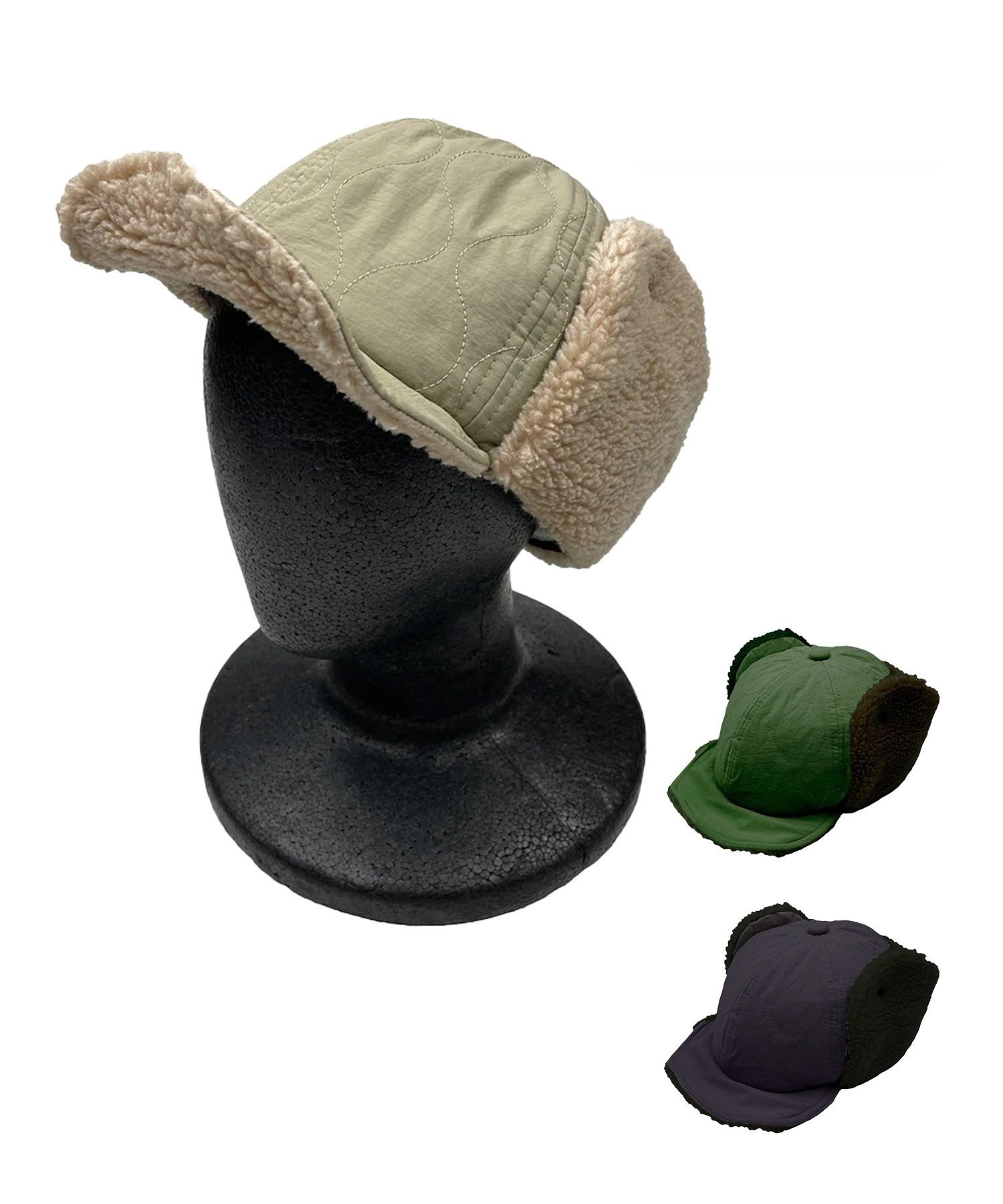 UNFRM ユニホーム AW-0865 帽子 イヤーフラップ ボア スノーボード