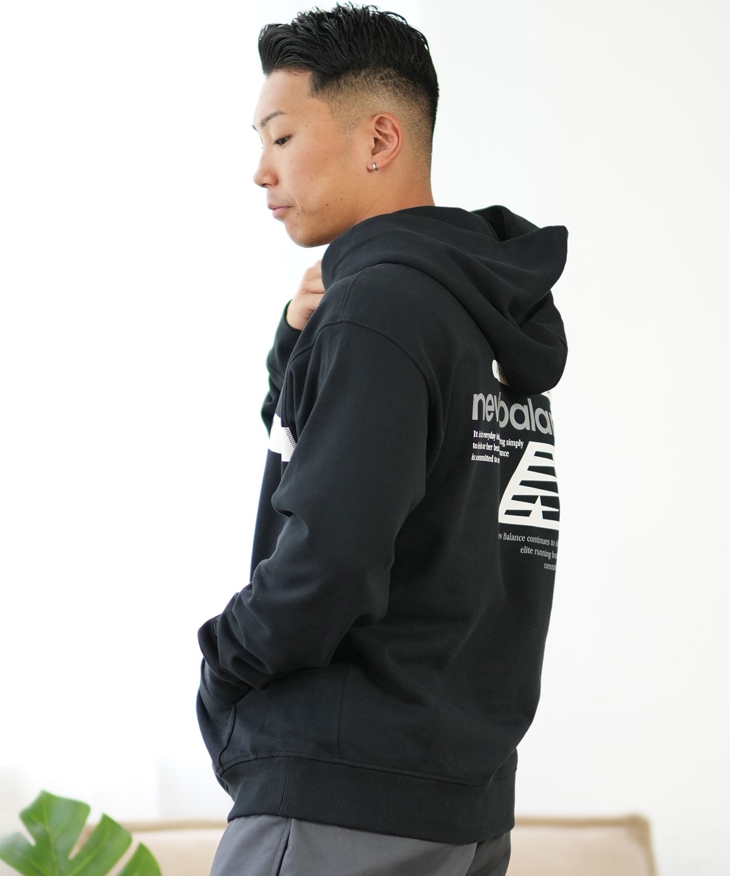 new balance ニューバランス パーカー プルオーバー メンズ スウェット