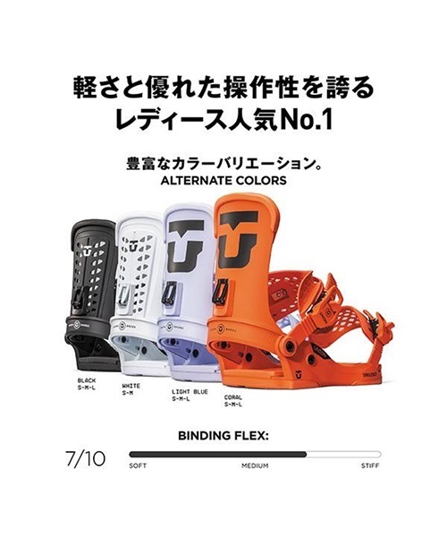 UNION ユニオン 2210513 TRILOGY スノーボード バインディング