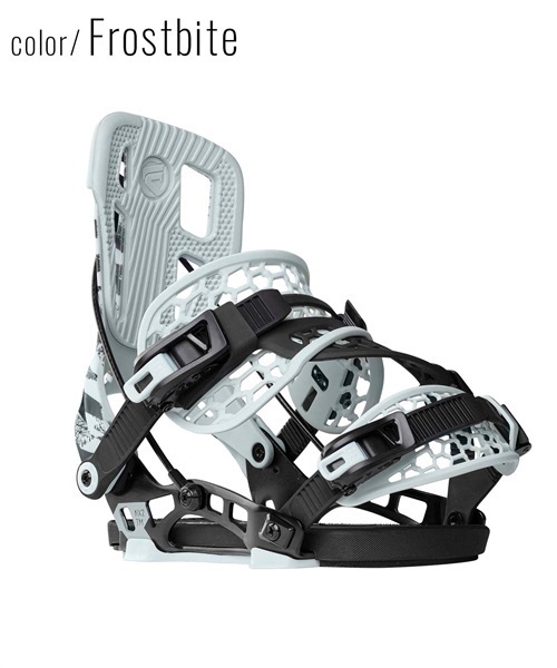FLOW スノーボード ビンディング ブラック/ホワイト FUSE サイズL