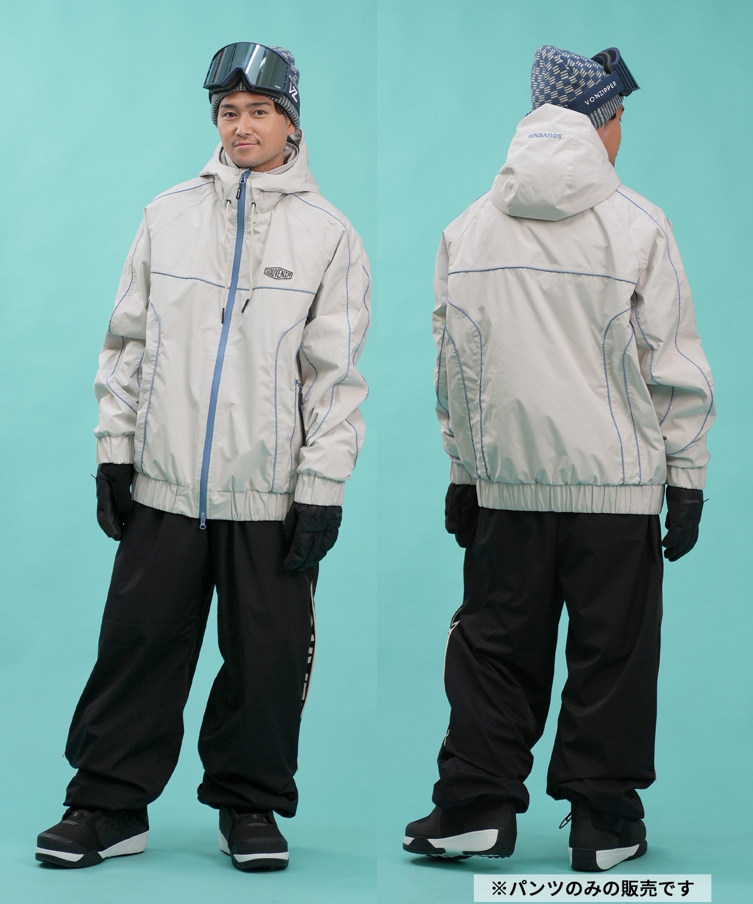 SOUVENIR スーベニア PARACHUTE スノーボード ウェア パンツ ユニ
