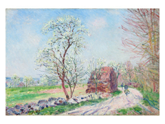 森へ続く道 | 村内美術館 家具と絵画のコラボレーション