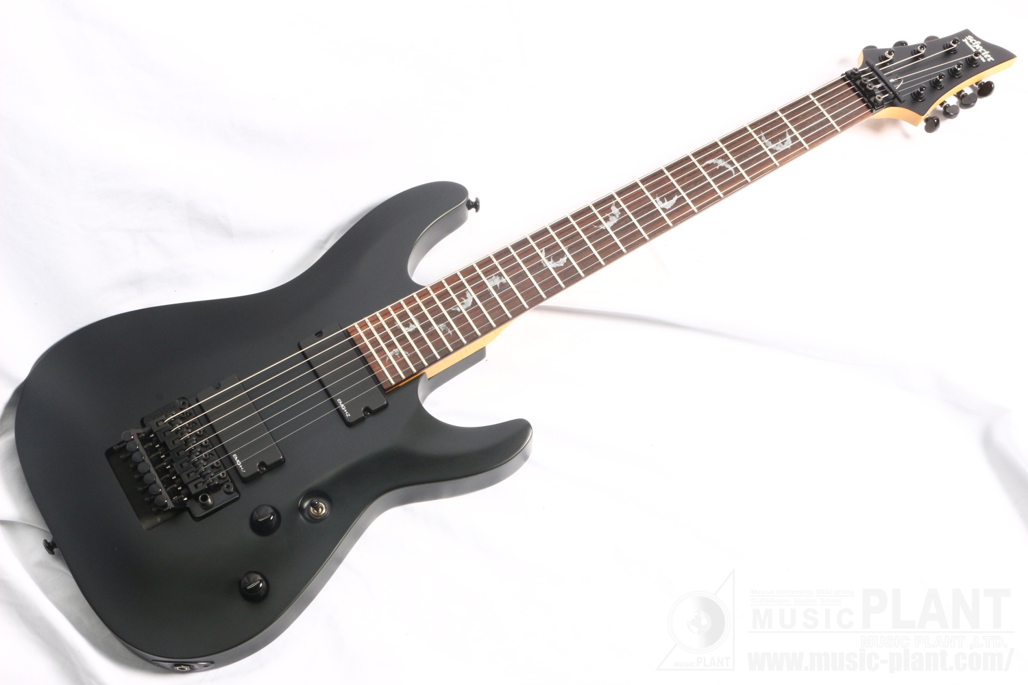SCHECTER DIAMONDシリーズ エレキギターDAMIAN-7-FR Satin Black中古品