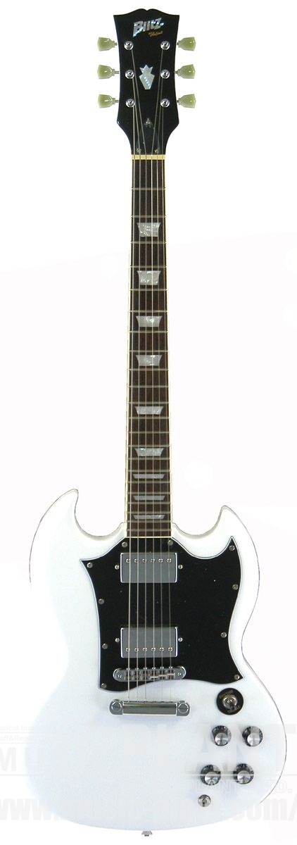 Blitz エレクトリックギター SGタイプBSG-STD WH新品在庫状況をご確認