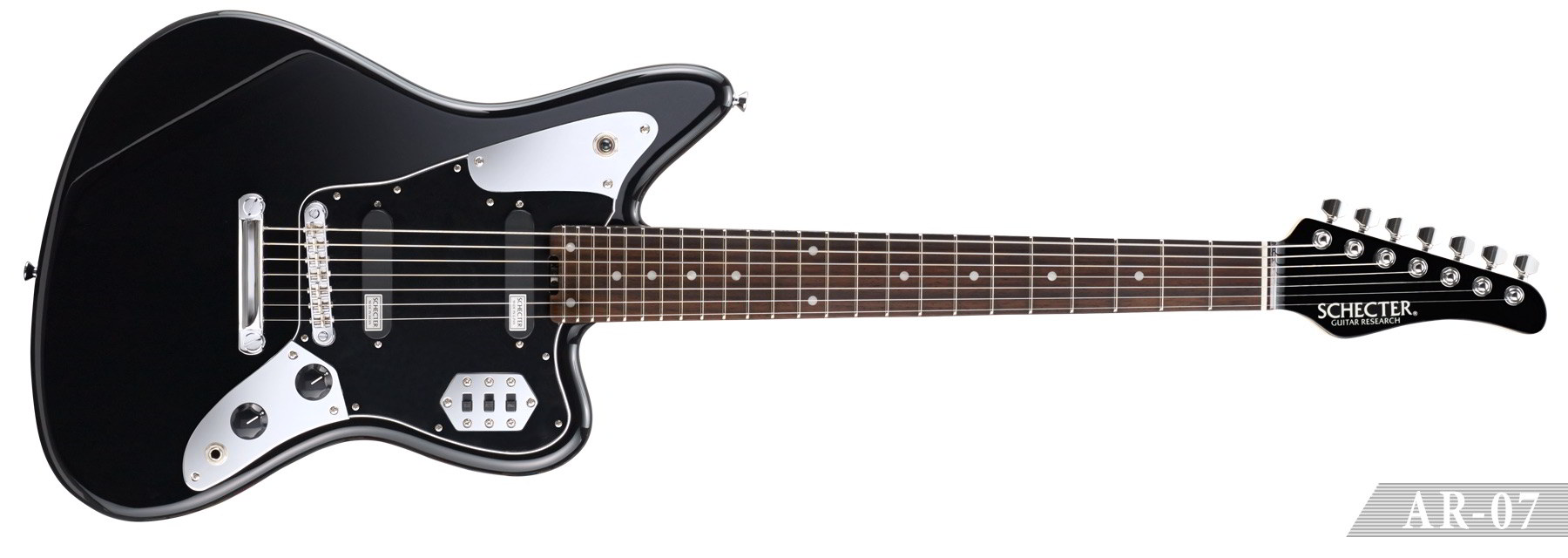 SCHECTER エレキギターAR-07 BK新品在庫状況をご確認ください | MUSIC