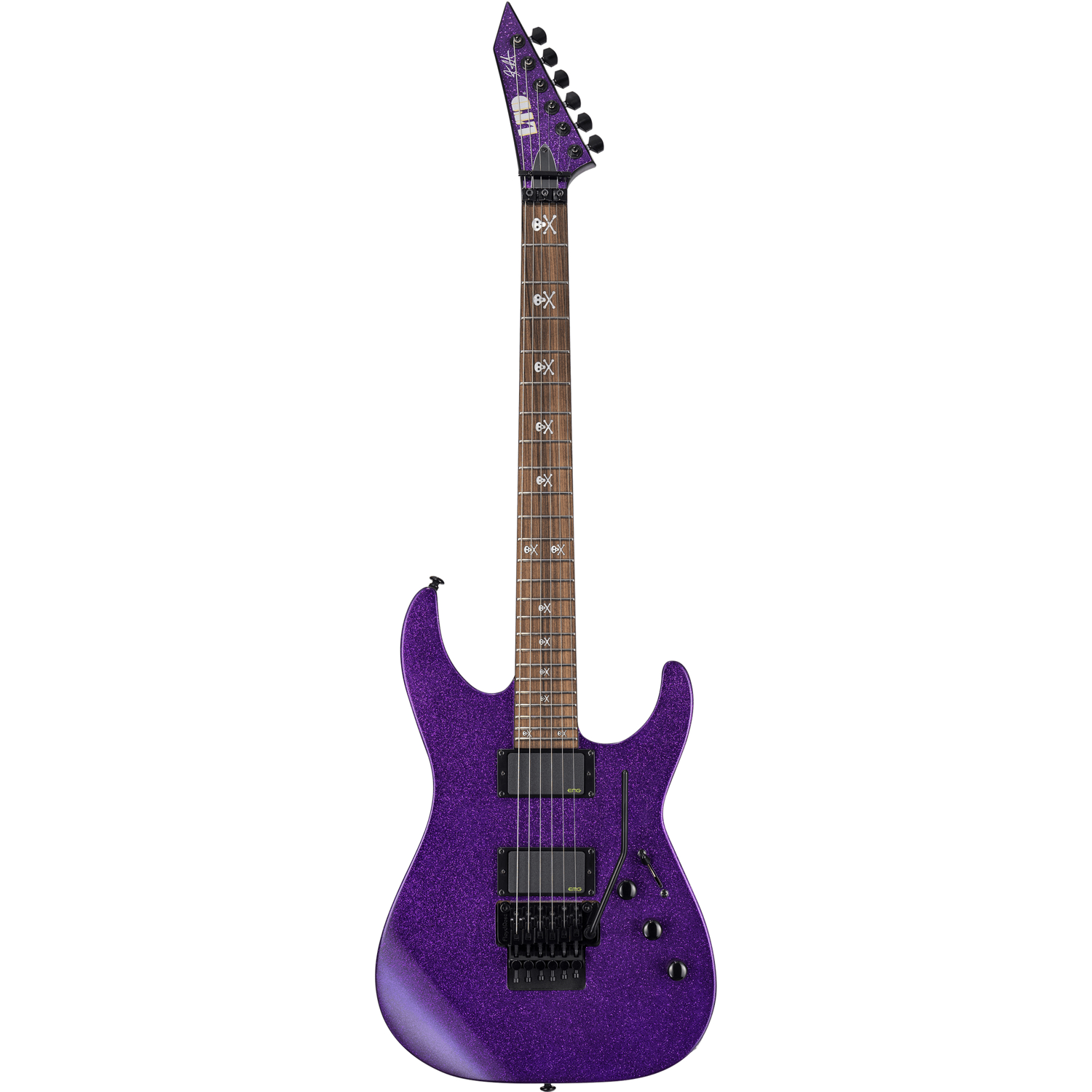 LTD SIGNATUREシリーズ エレキギターKH-602 Purple Sparkle Kirk
