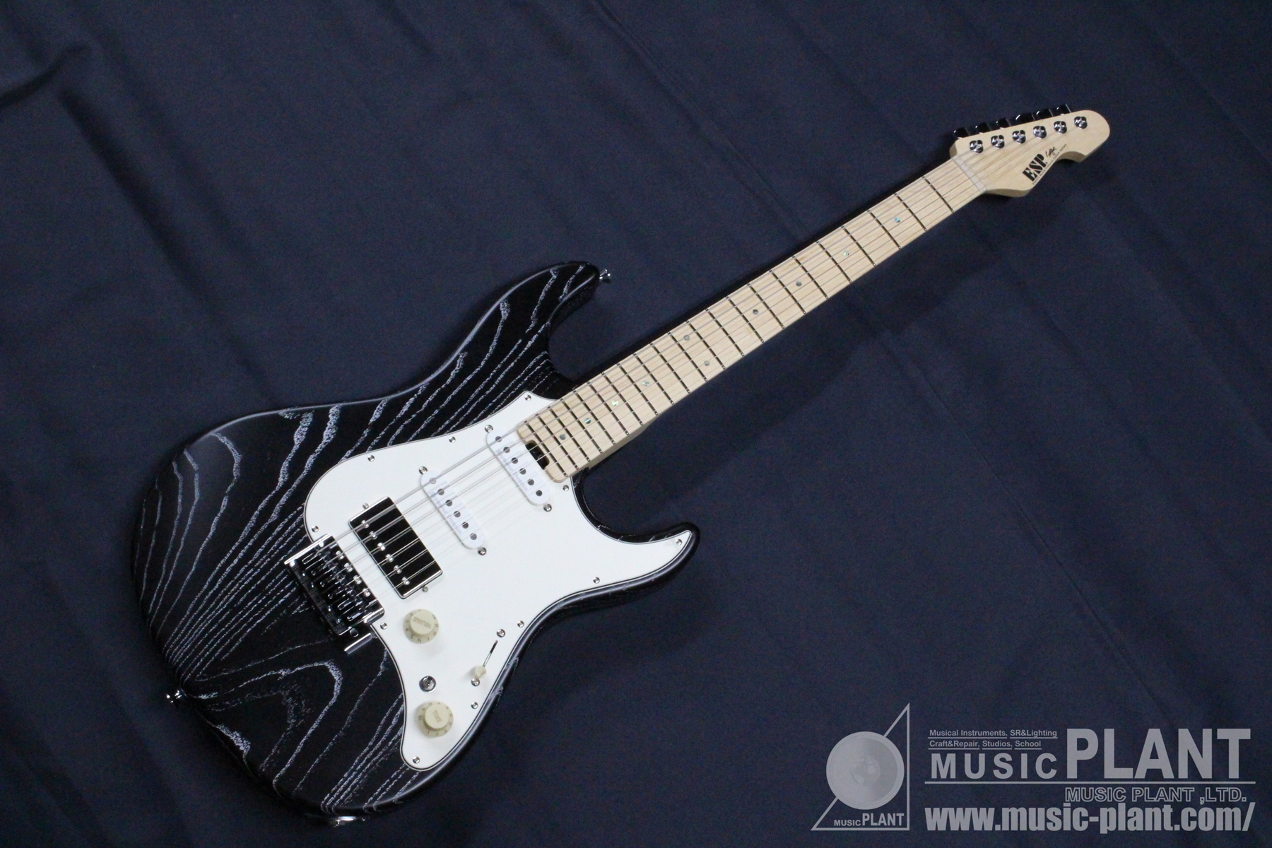 ESP Snapperシリーズ エレキギターSNAPPER-AS/M Black W/White Filler