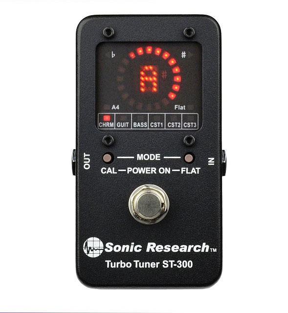 Sonic Research ペダルチューナーTurbo Tuner ST-300新品生産完了品