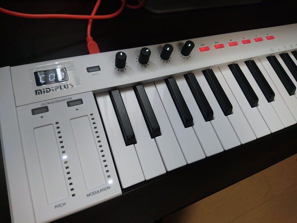MidiPlus】のMIDIキーボードコントローラー X3 mini を使ってみた