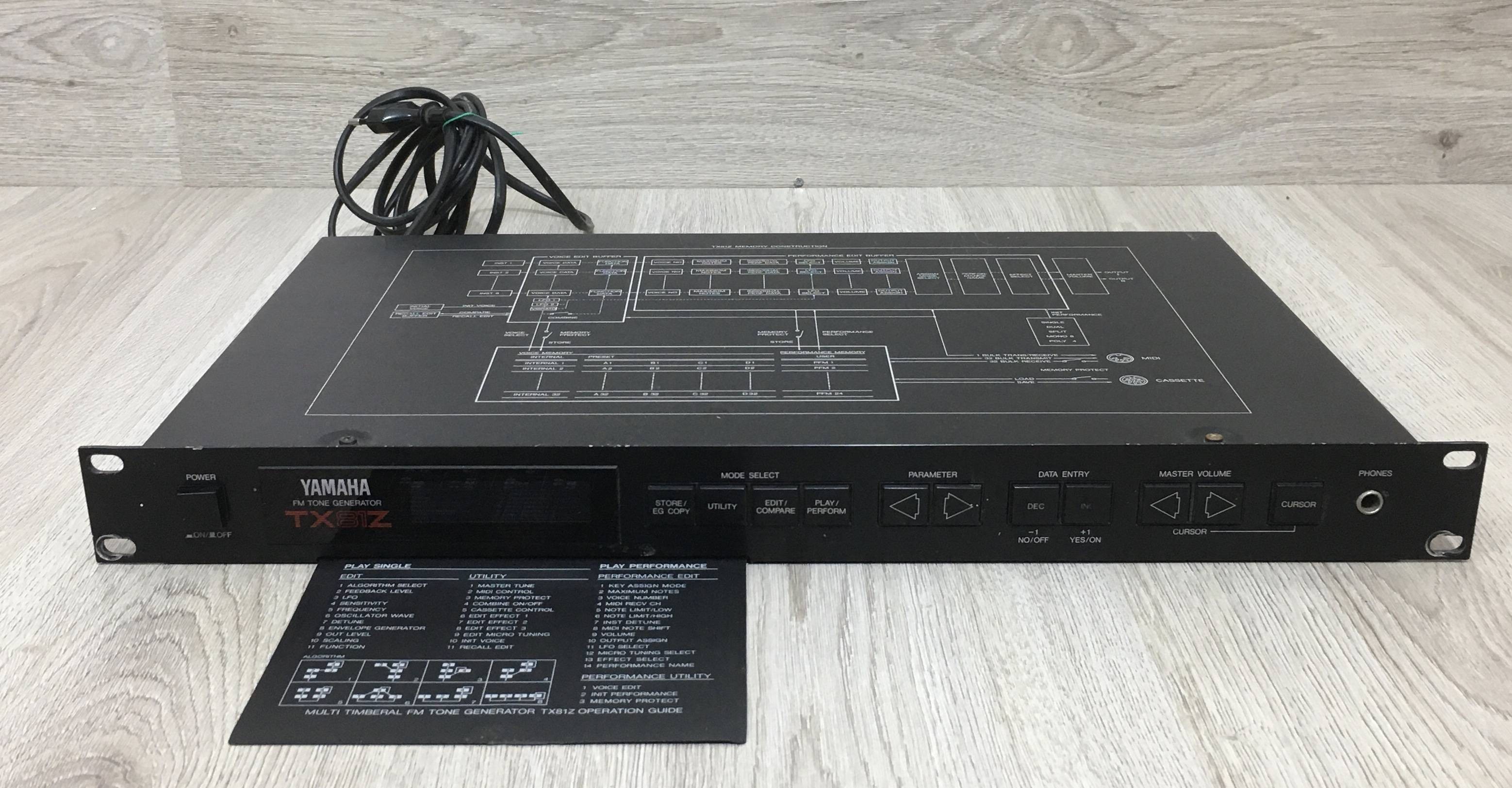 Yamaha TX81Z Tone generator | Expander Yamaha