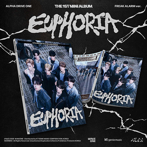 ALPHA DRIVE ONE THE 1ST MINI ALBUM [ EUPHORIA ] FREAK ALARM VER