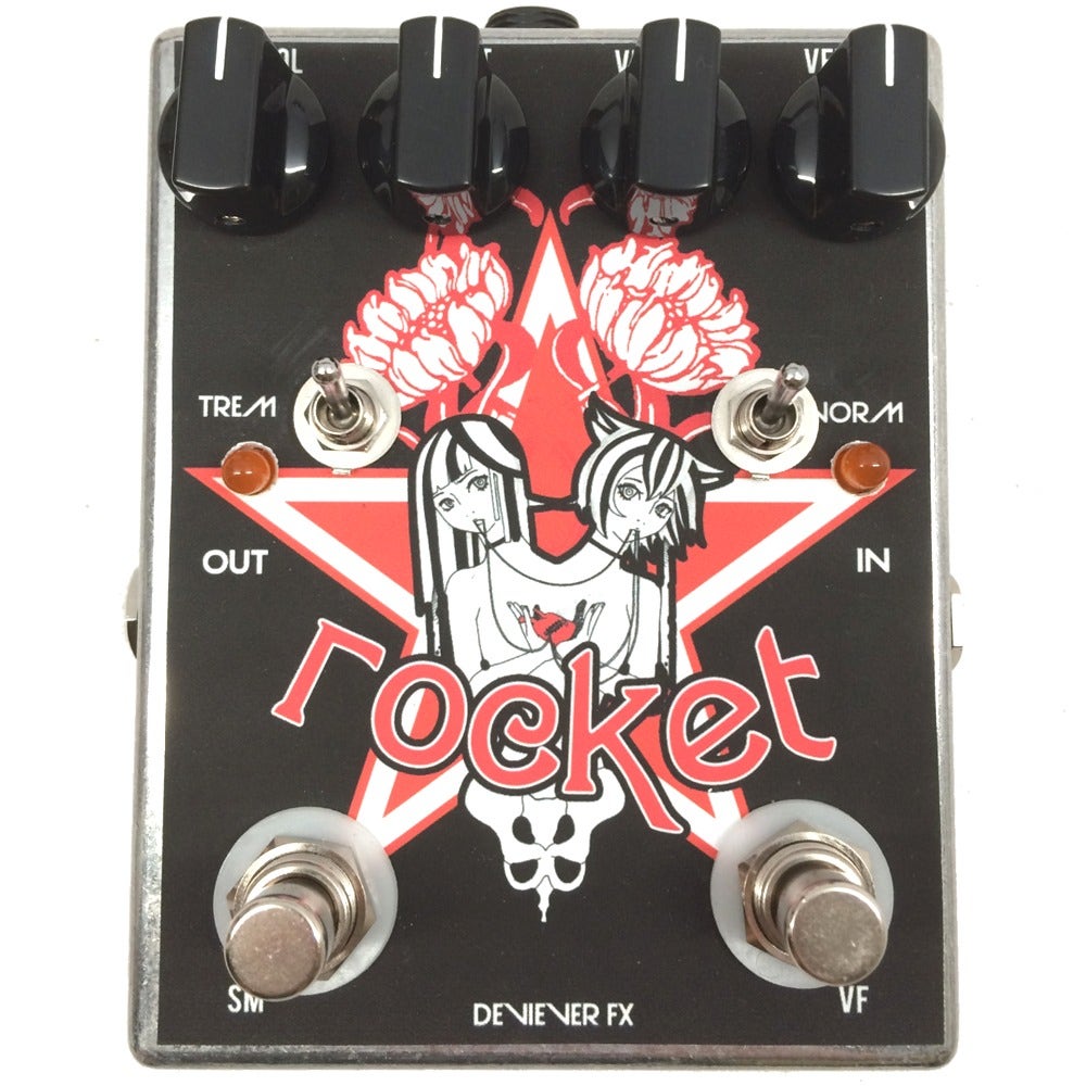 Devi Ever FX Rocket Dual Circuit Fuzz with Tremolo Guitar Effect Pedal