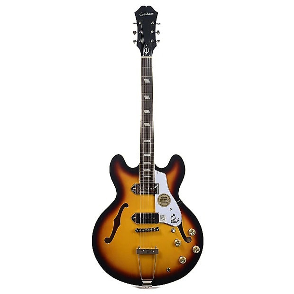 Epiphone Casino Coupe Hollow Body Guitar - Vintage Burst - Centre