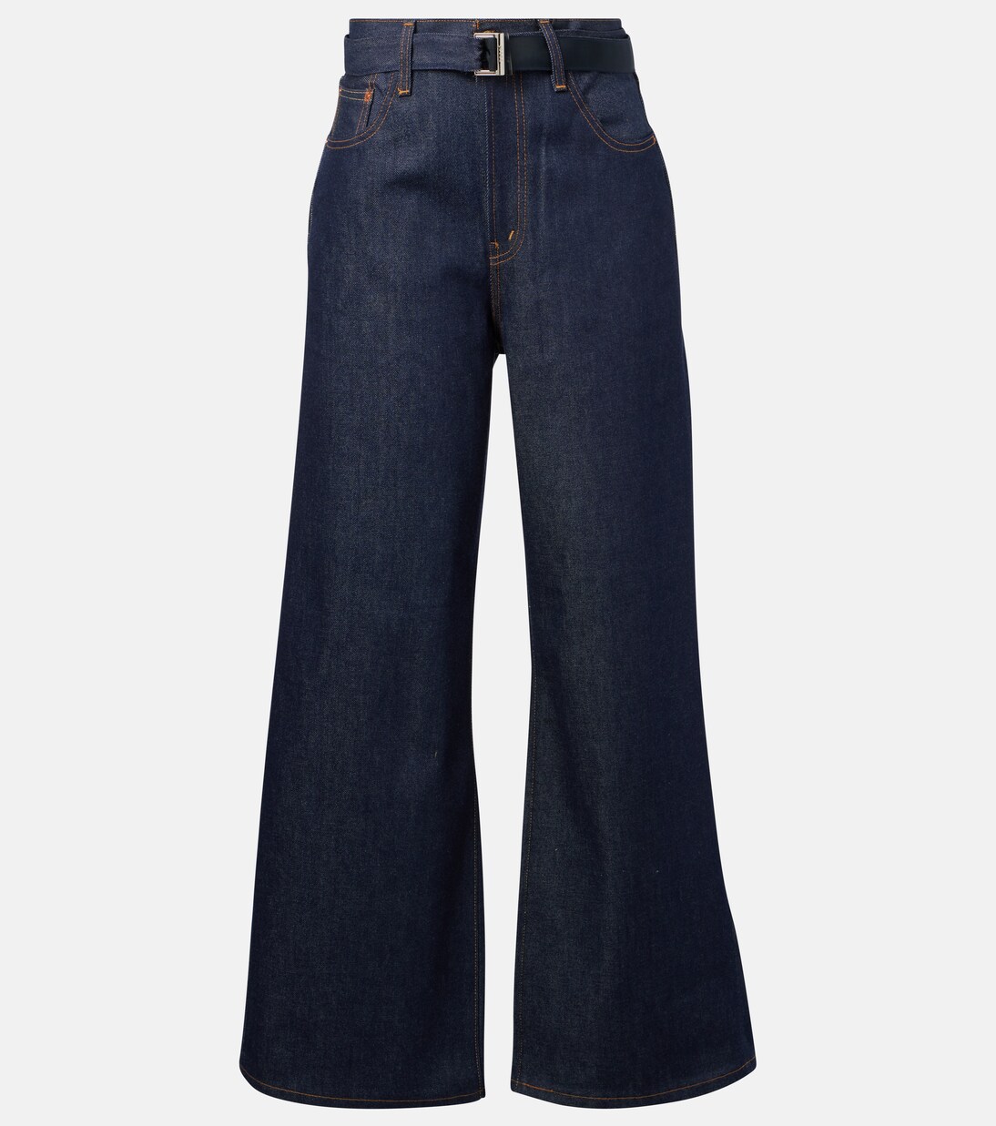 x Levi's® high-rise wide-leg jeans in blue - Sacai | Mytheresa