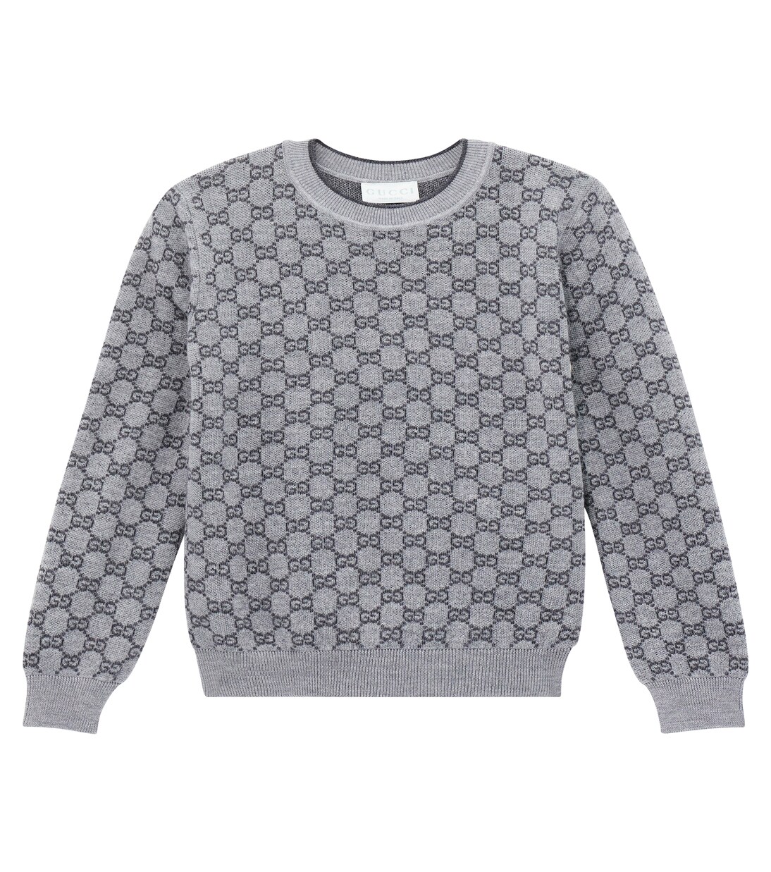 GG wool sweater in grey - Gucci Kids | Mytheresa