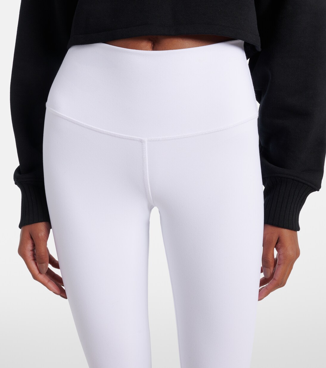 Airbrush capri pants in white - Alo Yoga | Mytheresa