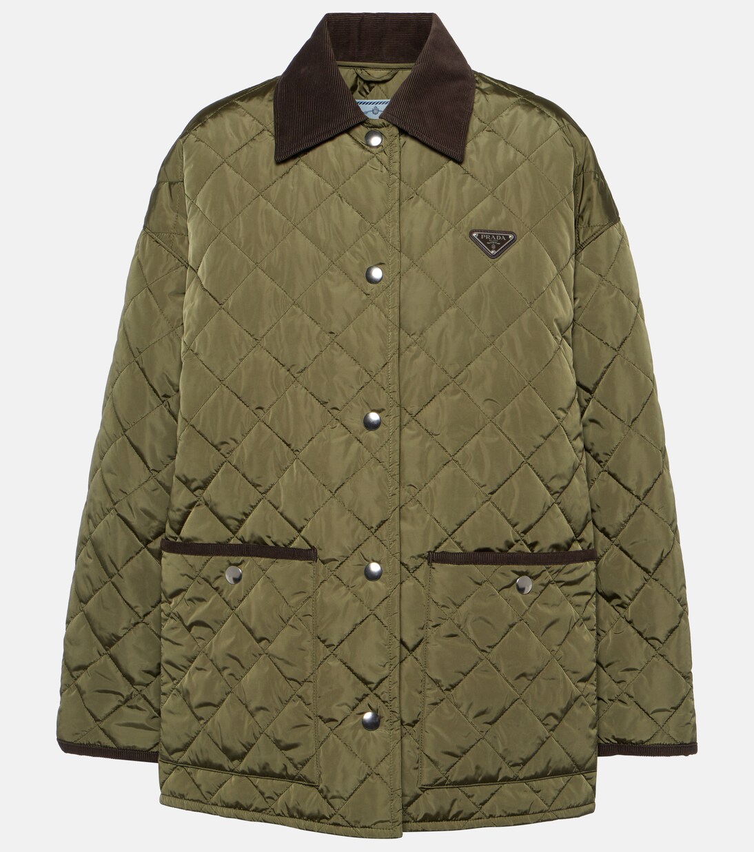 Re-Nylon quilted jacket in green - Prada | Mytheresa